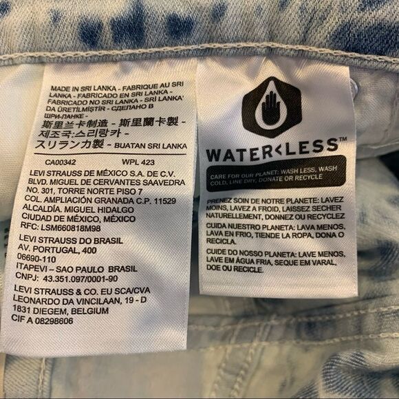 Levi’s Acid Wash High Rise Skinny Ankle Jeans - Picture 10 of 12